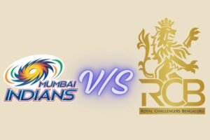 mumbai indians vs royal challengers bengaluru timeline