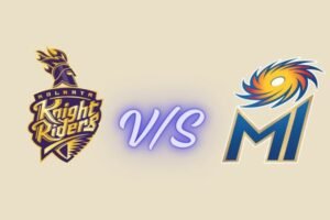 kolkata knight riders vs mumbai indians timeline