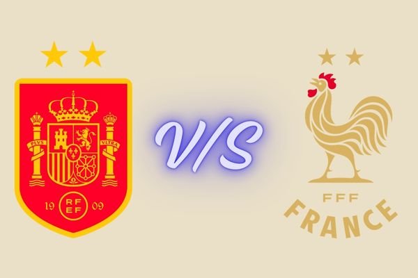 spain national football team vs france national football team timeline
